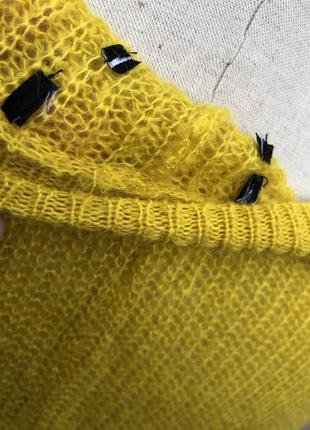 Яркий,мохеровый свитер,джемпер,реглан,кофта,пуловер-летучая мышь3 фото
