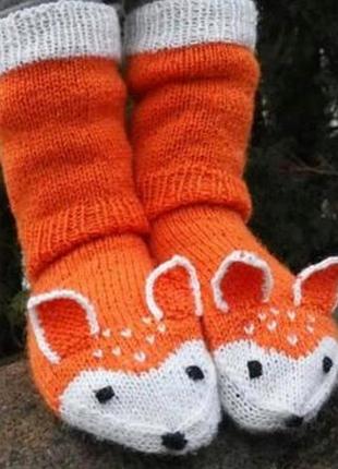 Вʼязані носки лисиця 🦊