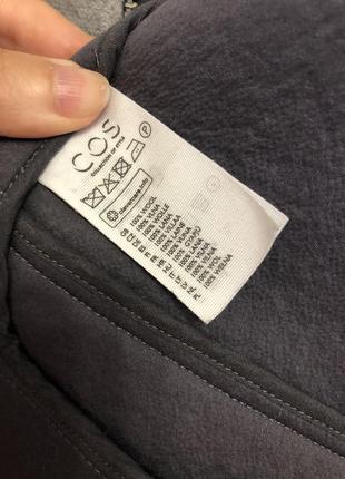 Прекрасное пальто серо-голубого цвета cos