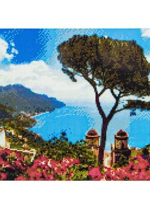 Алмазна вишивка. картина на підрамнику казковий океанічний пейзаж, розмір 40х50 см