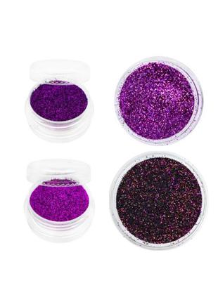 Глітер фіолетовий