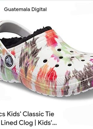 Crocs с подкладкой dual crocs comfort