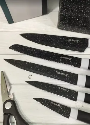 Набор кухонных ножей rainberg 7 предметов rainberg rb8808