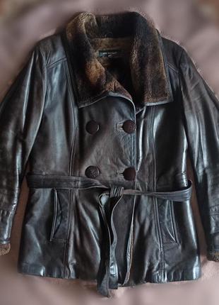 Кожаная куртка, дубленка на меху (цигейка)5 фото