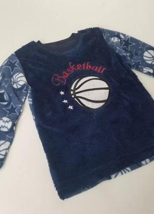 Распродажа пижама 3-ка утепленная "basketball" для мальчика7 фото
