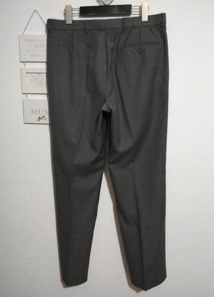 Фирменные натуральне теплые полу шерстяные базовые мужские брюки collezione3 фото