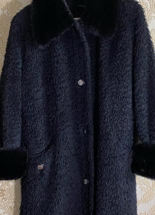 Зимнее пальто с норкой blackhlama