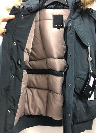 Темно-синяя куртка datch с капюшоном