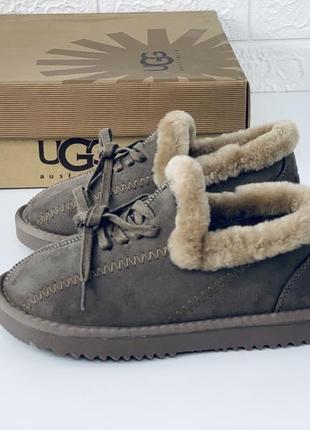 Тапочки на меху лоферы мокасини ugg sparkle mini4 фото