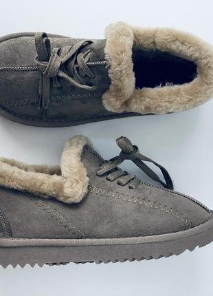 Тапочки на меху лоферы мокасини ugg mini