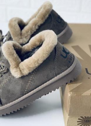 Тапочки на меху лоферы мокасини ugg sparkle mini7 фото