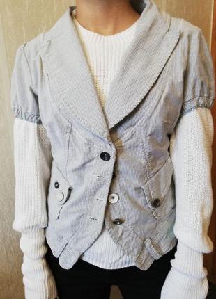 Оригинальная курточка джинсовая born short