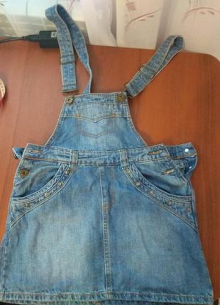 Джинсовий комбінезон