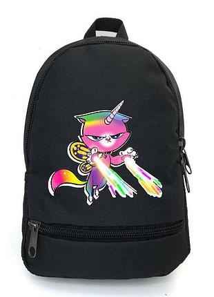 Рюкзак дитячий райдужно бабочково единорожная кішка cappuccino toys (rainbow butterfly unicorn kitty-002)