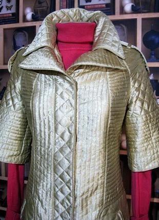 Be first (санкт - петербург) стильное стеганое пальто3 фото