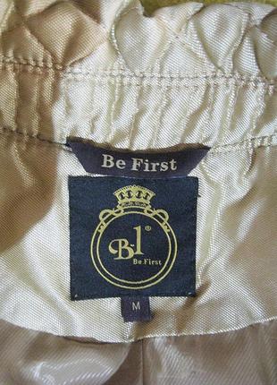 Be first (санкт - петербург) стильное стеганое пальто5 фото