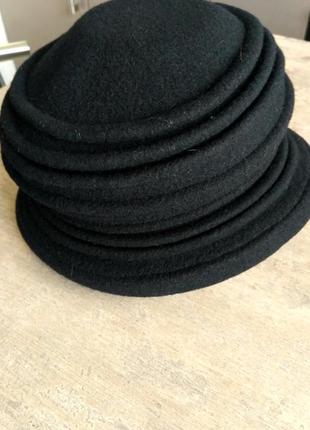 Стильная шапочка шляпка "котелок" mcburn(германия)2 фото