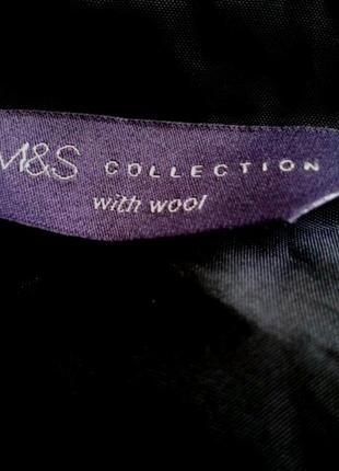 Теплая юбочка  с шерстью m&s 16 uk