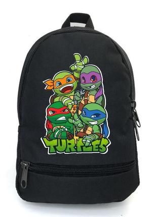 Рюкзак черепашки ниндзя cappuccino toys черный (turtle ninja-015)