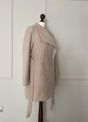 Двубортное теплое  пальто кашемир шерсть бренд michael kors2 фото
