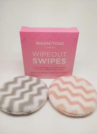 Экологически чистые многоразовые очищающие подушечки magnitone wipe out swipes eco friendly pads