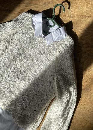 Комплект рубашка и свитер