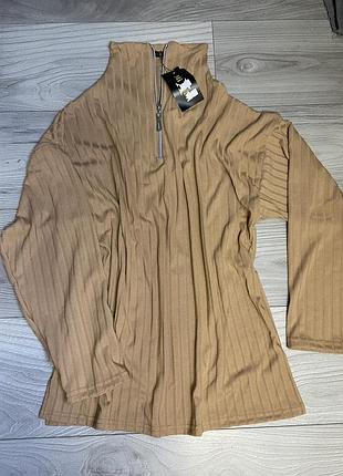 Костюм на осінь/зиму штани кофта кльош рубчик трикотаж