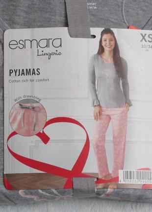 Піжама жіноча раз. xs, s від esmara lingerie нова9 фото