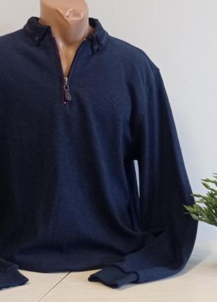 Кофта соловичп поло синяя
