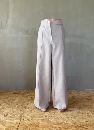 Теплі , плотні штани палаццо h&m