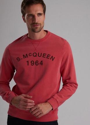 Кофта свитшот мужской barbour 1964 steve mcqeen реглан оригинал