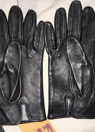 Демисезонные, кожаные перчатки isotoner2 фото