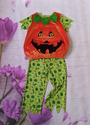 Карнавальный костюм на хэллоуин костюм тыквы тыковка гарбуз1 фото