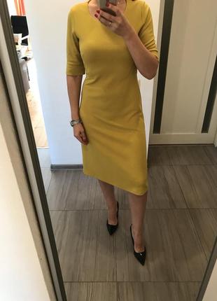 Фактурное платье миди