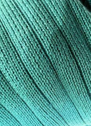 Тепленька в’язана сукня-светр із ґудзиками та оборками6 фото