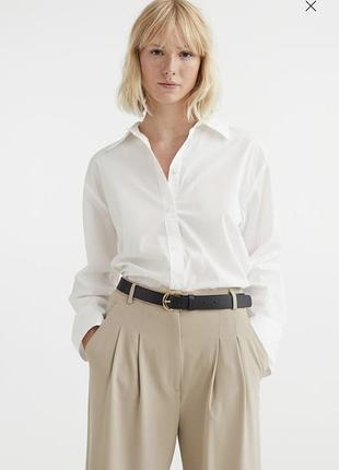 Базова біла сорочка від h&m