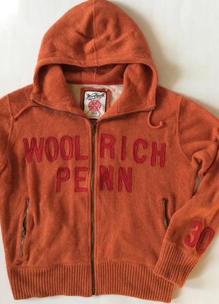 Мужская  зипхуди кофта woolrich оригинал шерсть размеры m3 фото