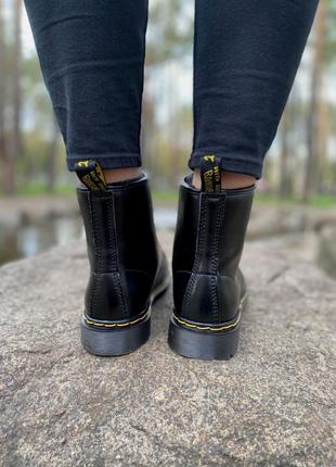 Зимові жіночі черевики dr. martens, женские зимние ботинки доктор мартинс7 фото