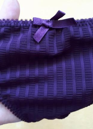 Сексуальні фіолетові трусики стрінги з мереживом ззаду р. с-му/s-m/8-10/36-38/44-46 so fabulous3 фото