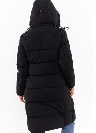 Куртка-пальто  женская авекс (avecs) мод.70484.  цвет- чёрный.4 фото