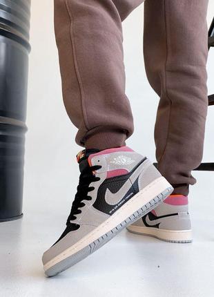 Жіночі кросівки nike air jordan 1 retro женские кроссовки найк аир джордан6 фото