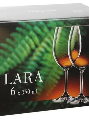 Бокалы для вина, 350 ml, 5 шт. bohemia lara1 фото