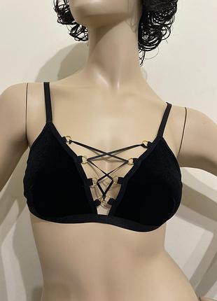 Топ бра бархатный бюстгалтер intimissimi 75в/с