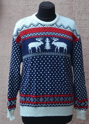 Готуємося до нового року! 🎅 серія : merry cristmas ! яскравий вишуканий джемпер