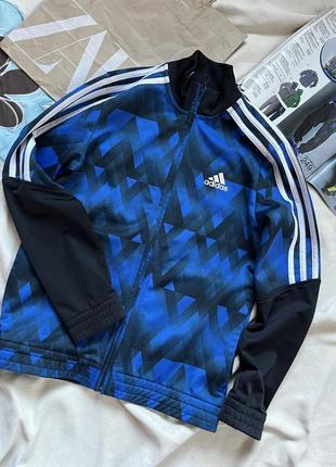 Дитяча олімпійка , кофта на замочку  на хлопчика від adidas  рр 9/10 років