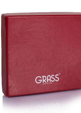 Гаманець або портмоне grass затискач для купюр чоловічий шкіряний grass shi534-3010 фото