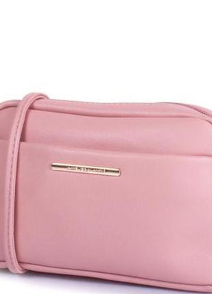 Клатч-гаманець amelie galanti жіночий клатч з якісного шкірозамінника amelie galanti a981225-pink