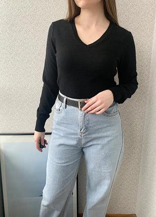 Джемпер, кофта, пуловер, чорний, кашемір, базовий, esmara 5