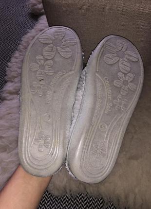 Домашние тапочки для дома тёплые велюровые на подошве