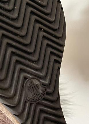 Ботинки сапожки демисезонные бренд moncler оригинал6 фото